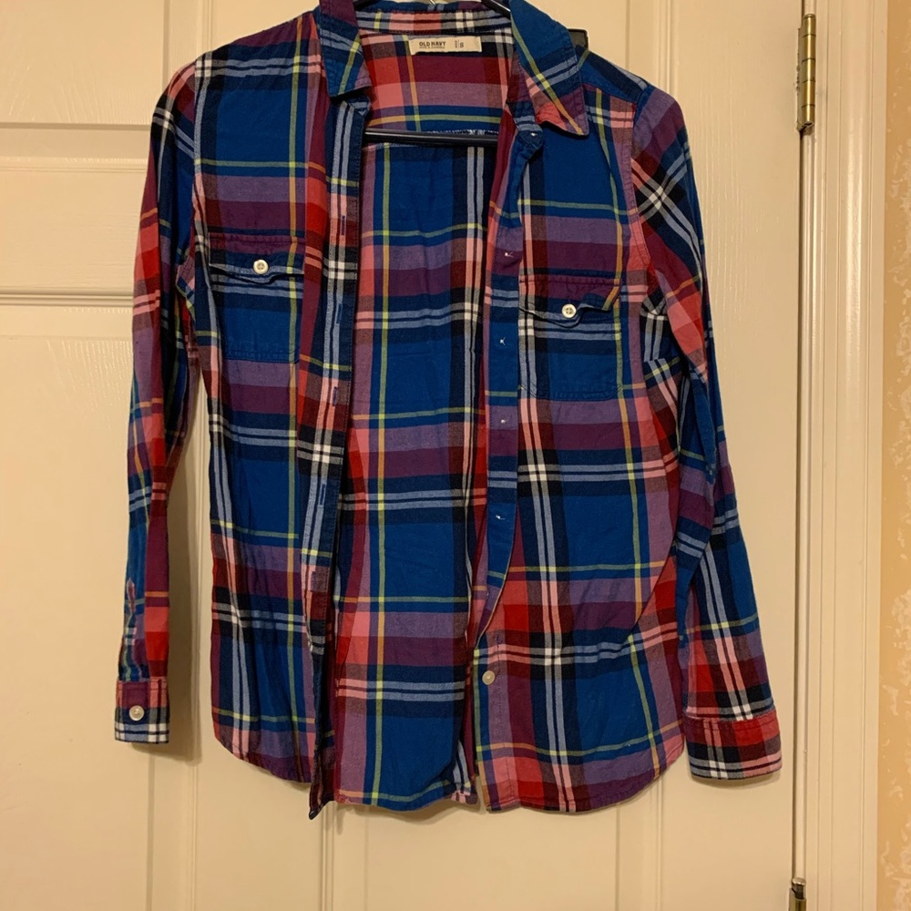 Plaid top